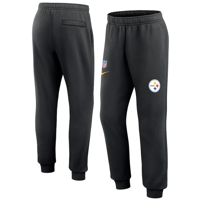Men's Pittsburgh Steelers Black From Tracking Sweatpants 001